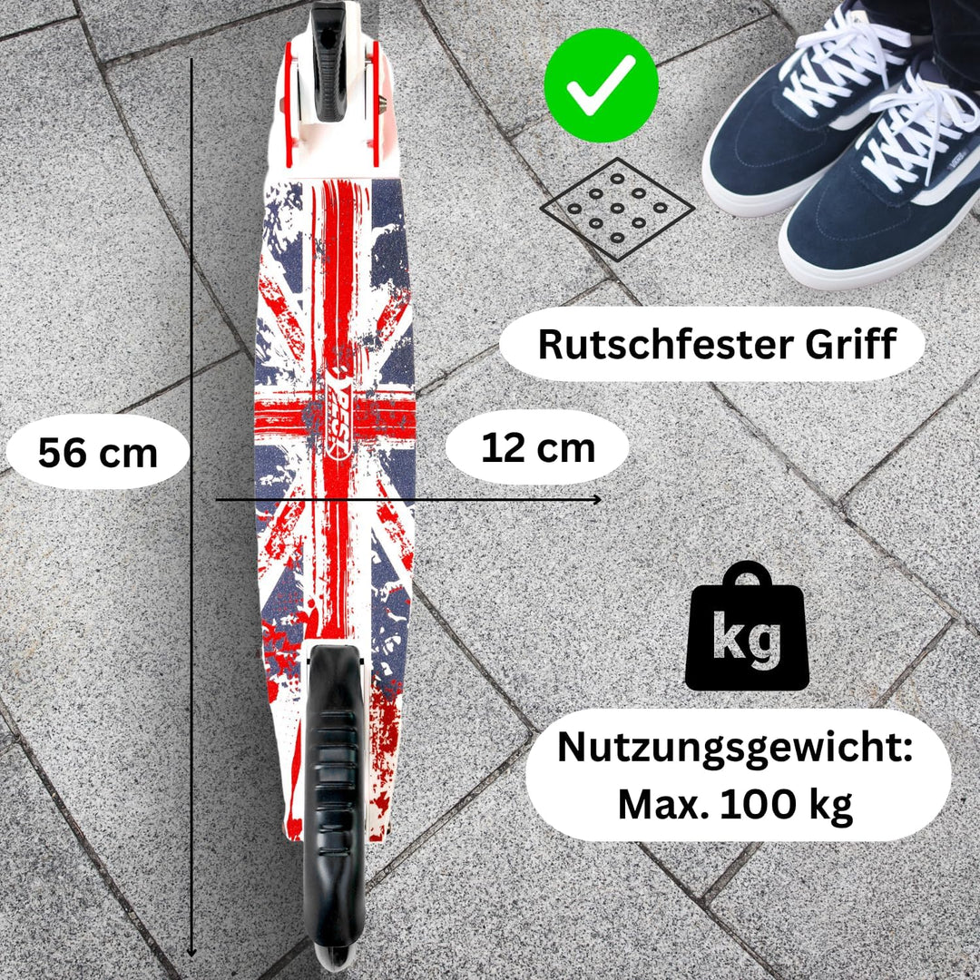 Best Sporting Scooter Erwachsene I klappbarer Roller mit Ständer I hochwertiger City-Roller für Erwa