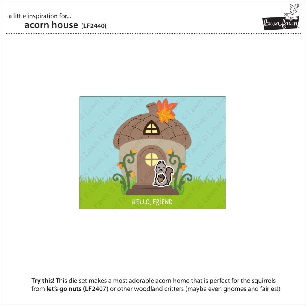 Lawn Fawn, Lawn cuts/Stanzschablone, Acorn House