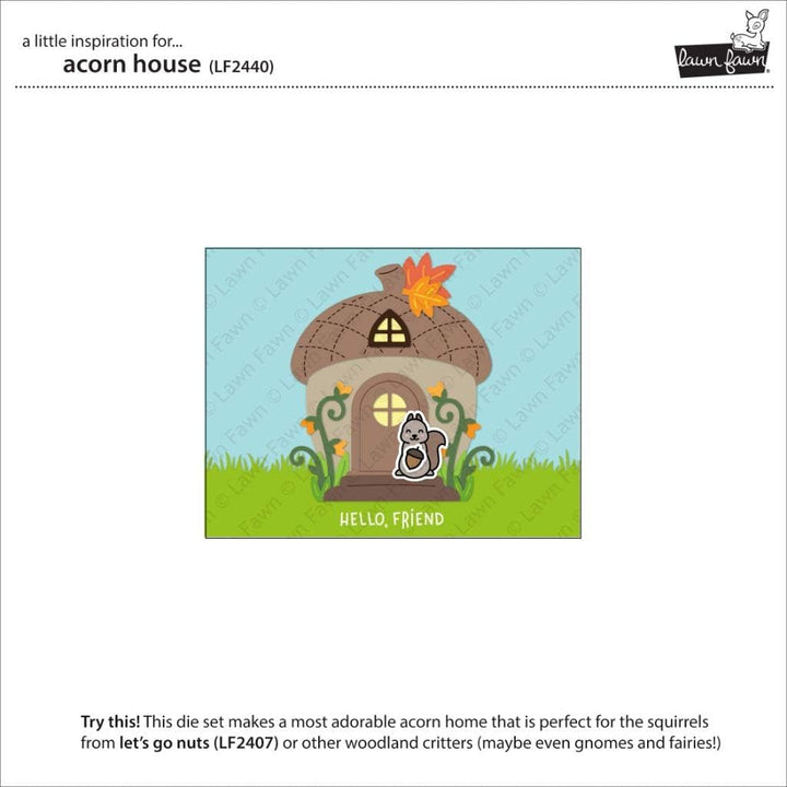 Lawn Fawn, Lawn cuts/Stanzschablone, Acorn House