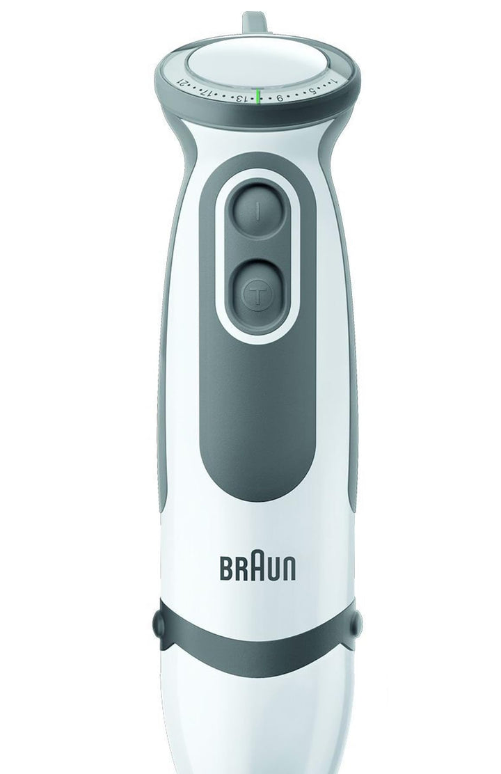 Motorgruppe für Braun Multiquick und Minipimer MR 6500, Weiss / Grau