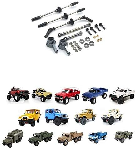 Iegefirm Upgrade der ZahnräDer der StahlzahnradbrüCke für B14 B24 C14 C24 C34 C44 B16 B36 1/16 RC Au