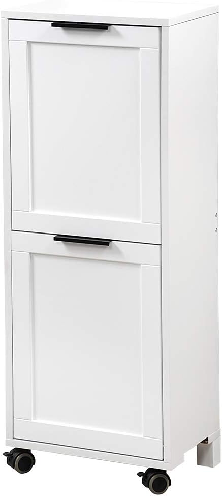 Kesper | Univeralschrank mit Mülltrennsystem, Material: Faserplatte, Masse: 36 x 24 x 94 cm, Farbe: