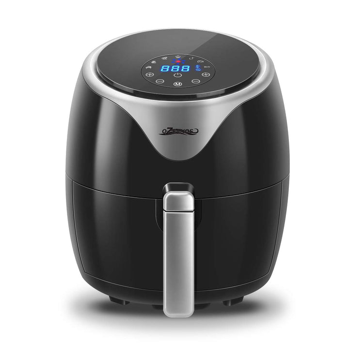 OZEANOS Heissluftfritteuse 3,5L Schwarz OT-AF-35BS-DIGITAL - Präzise Temperaturregelung, Digitales L