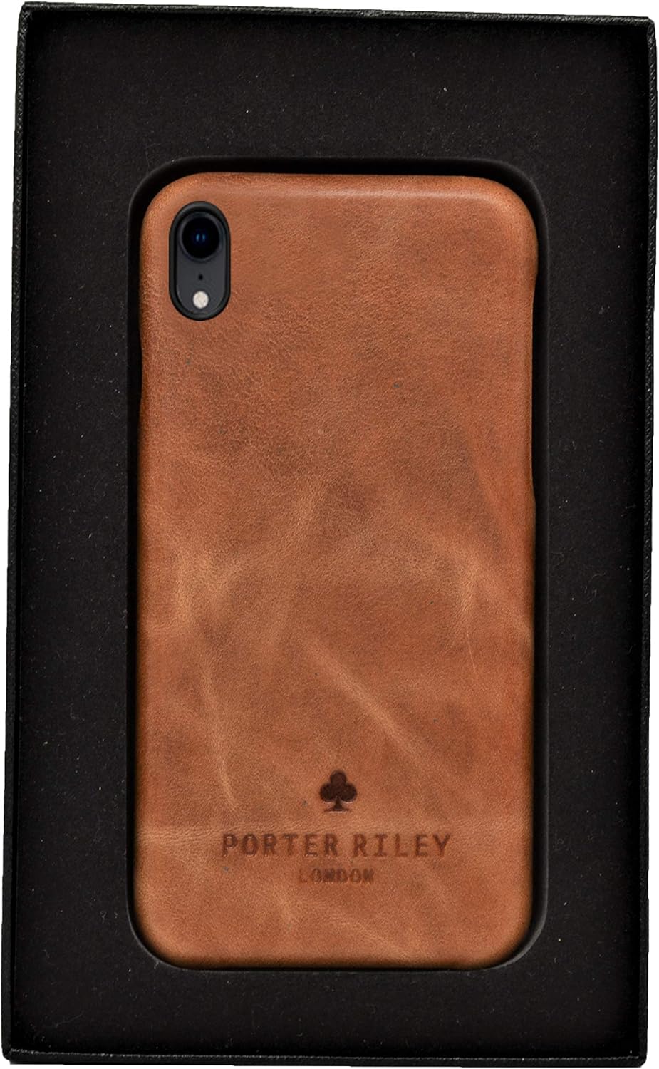 Porter Riley - Lederhülle für iPhone XR. Premium Ultra Dünn Echtleder Cover/Ledertasche/Backcover ko