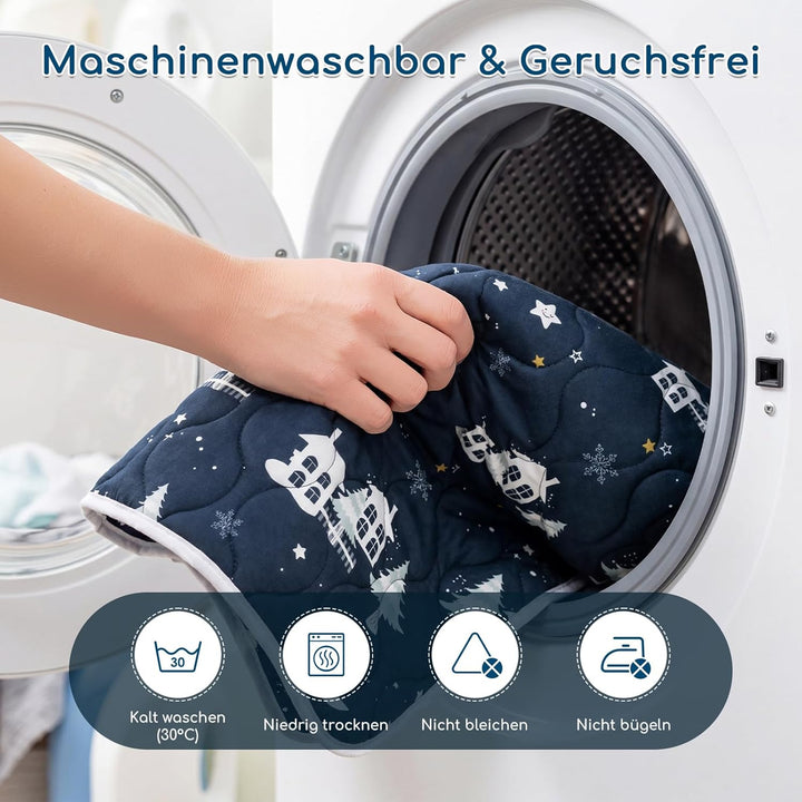 2er-Pack Bettunterlage Wasserdicht Kinder, Waschbar PIPI Unterlage Bett Kinder, Betteinlage Inkontin