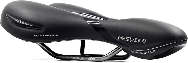 Selle Royal Atem Sport Athletic Sattel für Herren 25,6 x 22,7 cm Schwarz, 25,6 x 22,7 cm Schwarz