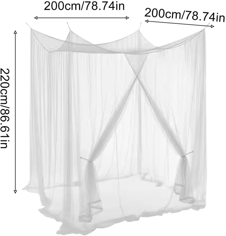 Generisch Camping Bettnetz Einfach Zu Installierende Transparente Barriere | Bett-Schlafnetz für Erw