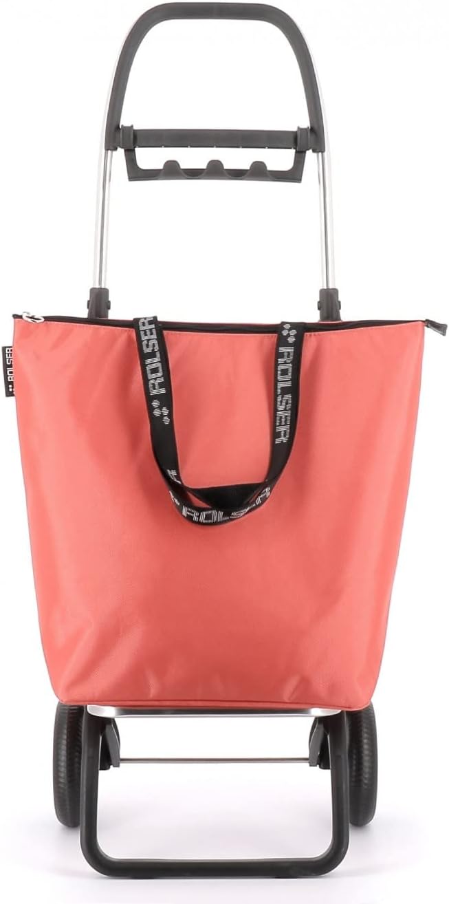 Klappbarer Einkaufstrolley Rolser Mini Bag Plus MF 2 Räder - Coral, Coral