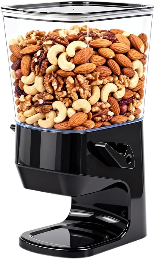 Müslispender, 3,2L Cereal Dispenser Cornflakes Spender, Trockene Lebensmittelspender Müslibehälter F