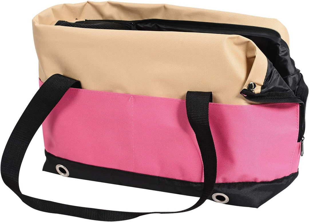 Arquivet Rosa Transporttasche für Haustiere - 40 x 22 x 28 cm - Transporttasche für Hunde und Katzen