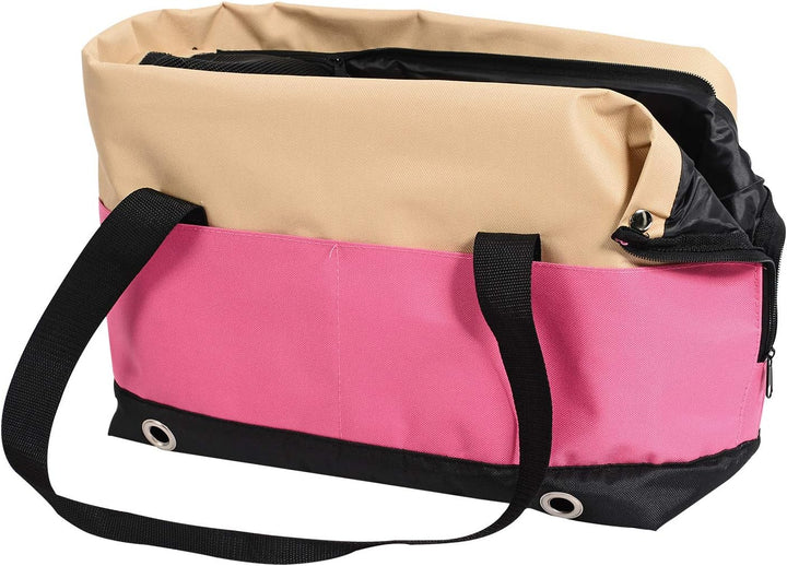 Arquivet Rosa Transporttasche für Haustiere - 40 x 22 x 28 cm - Transporttasche für Hunde und Katzen