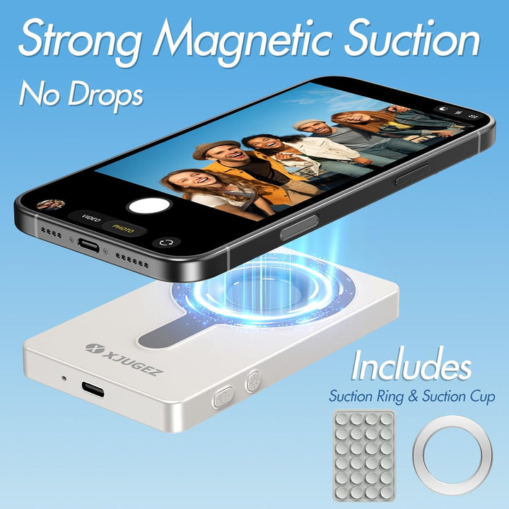 Vlog Screen Handy:4K Magnetischer Selfie Monitor für Rückkamera,Spiegelung für iPhone&Androids(NICHT