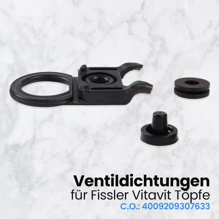 Anakel Home Set Ventildichtungen 4009209307633 kompatibel mit Fissler Vitavit Comfort und Premium Tö