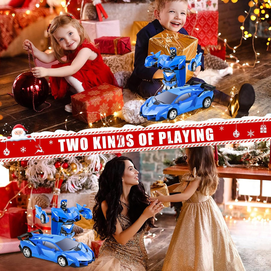 Thedttoy Transformator Spielzeug Ferngesteuertes Auto für Kinder ab 4 5 6 7 8 9 10 11 12 Jahre, 2.4G