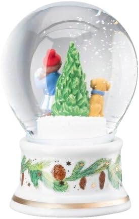 Hutschenreuther Weihnachten Sammelkollektion 2025 Schneekugel Weihnachtsspiele Höhe 12 cm; Jahresart