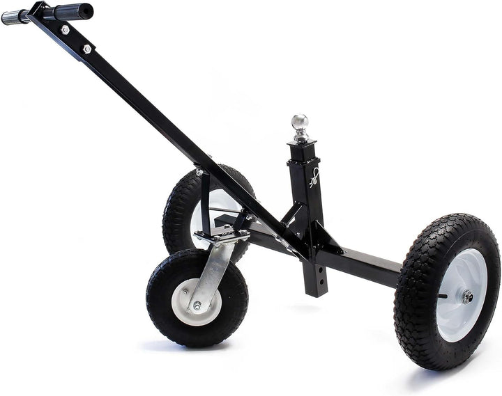 Wiltec Rangierhilfe für Anhänger und Wohnwagen bis 500 kg, Rangierwagen mit 3 Rädern und höhenverste