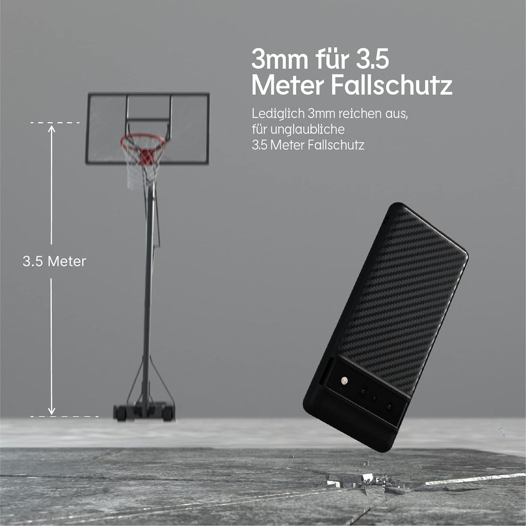 RhinoShield Case kompatibel mit [Google Pixel 6 Pro] | SolidSuit - Stossdämpfende & schlanke Schutzh