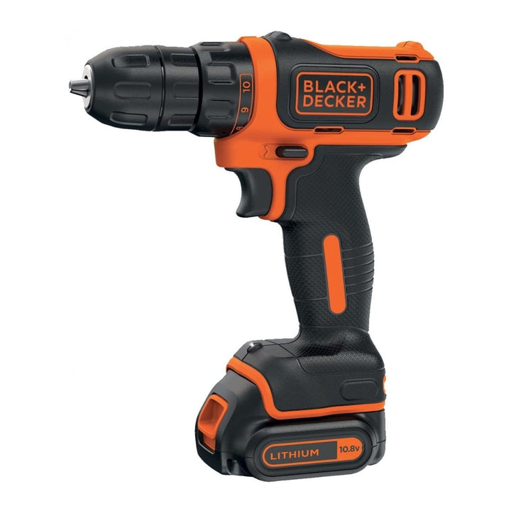 Black + Decker bdcd12-qw Bohrmaschine Compact 10,8 V Bohrmaschine 10,8 V ohne Drehmomentregelung, Bo