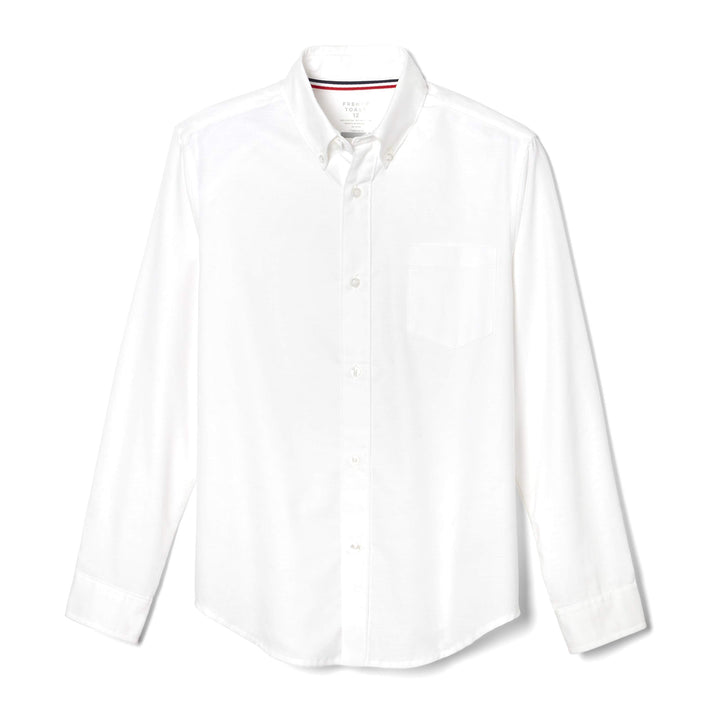 French Toast Langarm-Oxfordhemd für Jungen 122 Blanco, 122 Blanco