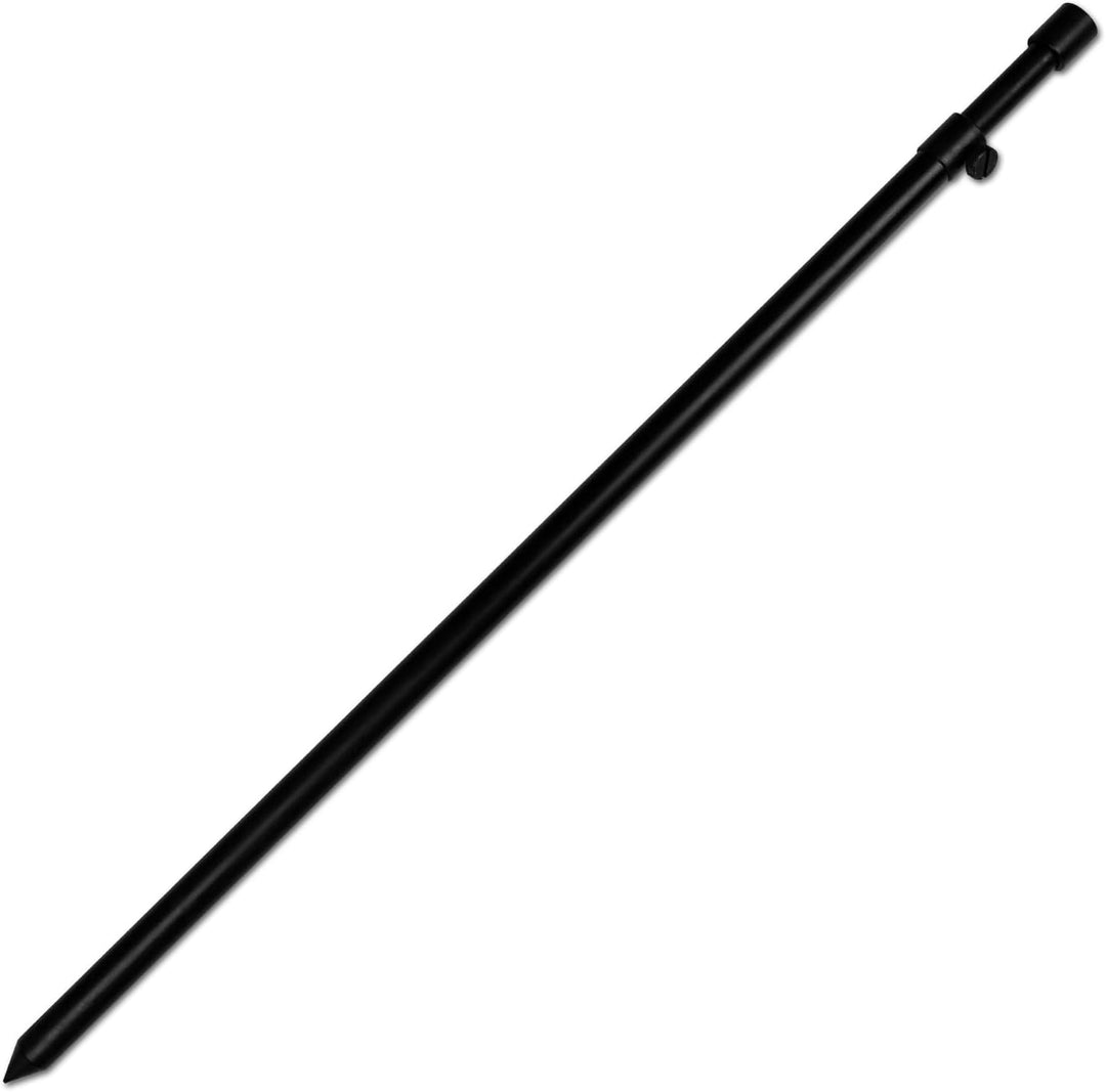3er/4er Set Bankstick Alu Stormpole 40-70cm/60-105cm/80-140cm 19/16mm schwarz Erdspeer Erdspiess 3 S