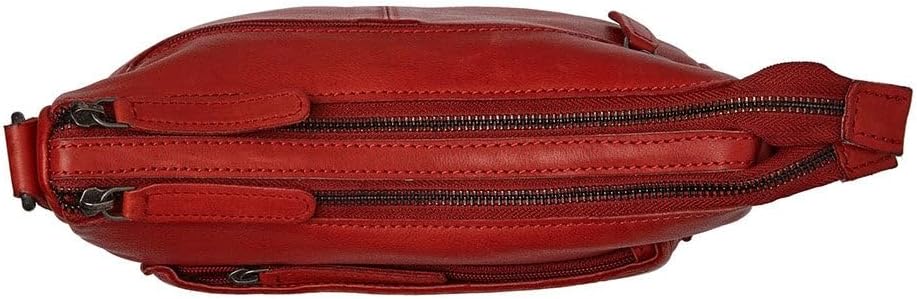 The Chesterfield Brand Caroline Schultertasche Leder 23 cm Rot Einheitsgrösse, Rot Einheitsgrösse