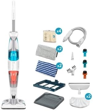Rowenta Clean & Steam Multi Dampfstaubsauger RY8544 | Gleichzeitig saugen und wischen | Abnehmbares
