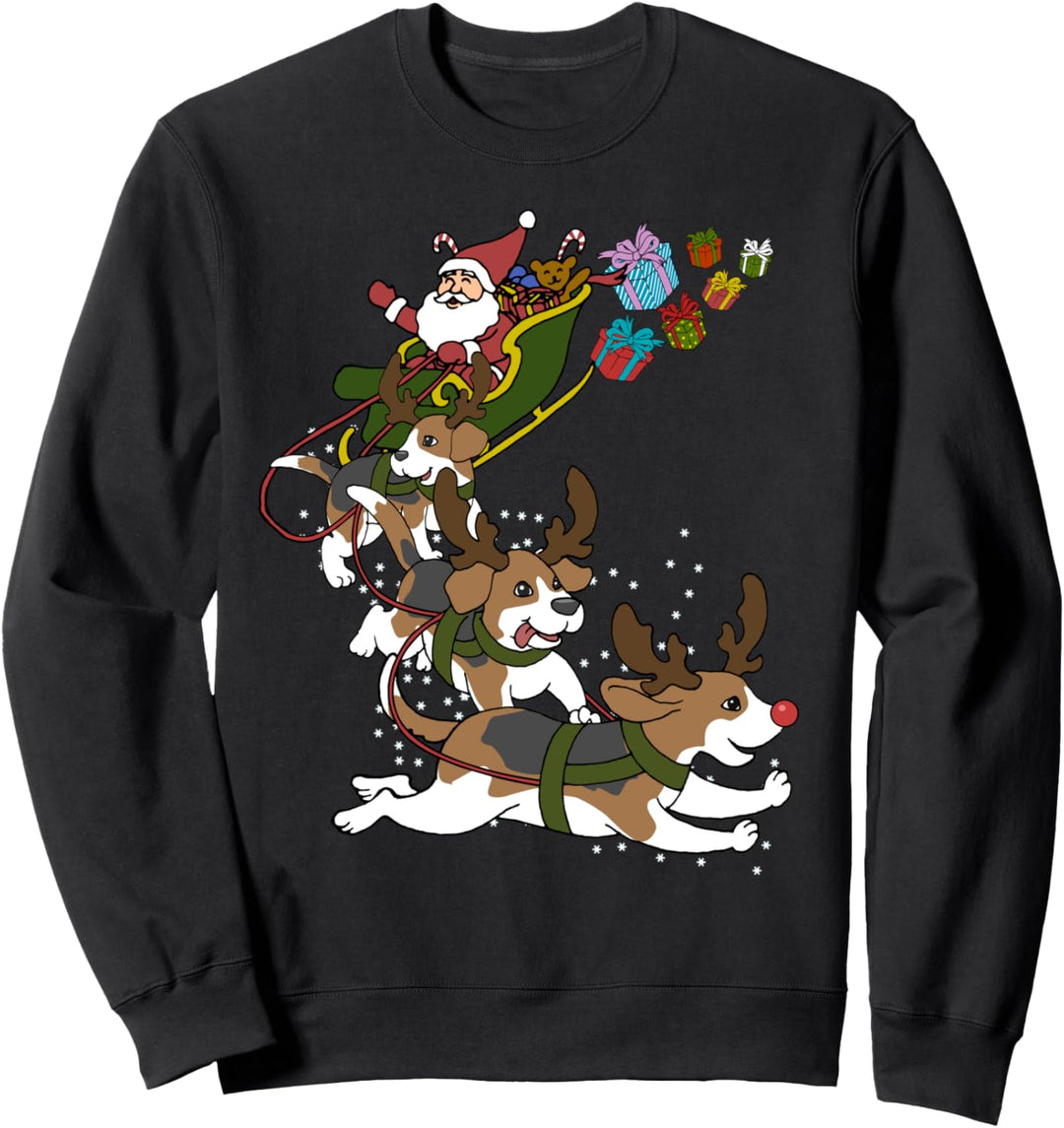 Beagle Weihnachts Sweatshirt