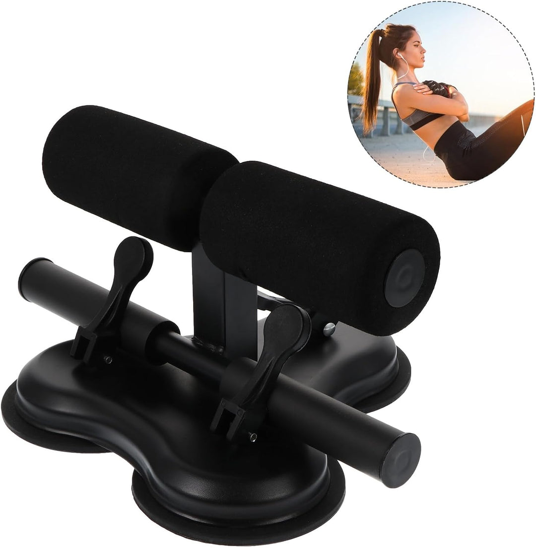 Operitacx Bauchtrainer Sit Up Gerät mit Saugnapf aus Metall Stabile und Sichere Unterstützung für Si