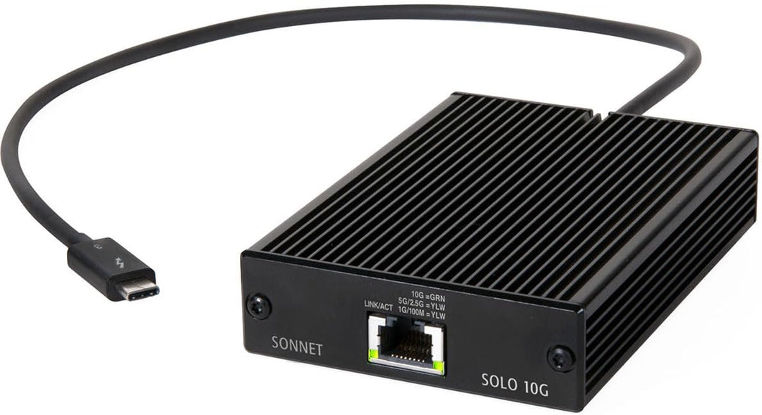 SoNNeT Solo 10 G Thunderbolt 3 Auf Ethernet Adapter 10 Gbase,Schwarz