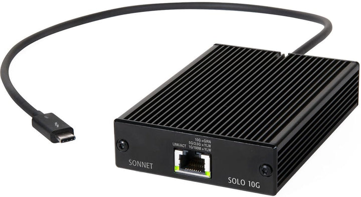 SoNNeT Solo 10 G Thunderbolt 3 Auf Ethernet Adapter 10 Gbase,Schwarz