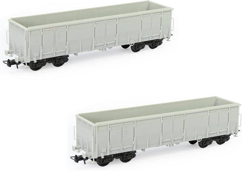 Evemodel 2 Set Spur H0 1:87 Hochbordwagen Modell Eisenbahn Güterwagen Waggon Unbemahlte Klebstoff Bl