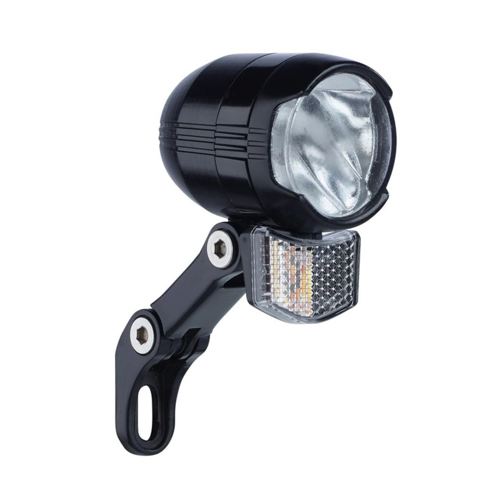 Büchel LED-Scheinwerfer Shiny 80 mit Halter ca.80 Lux E-Bike Version (1 Stück)