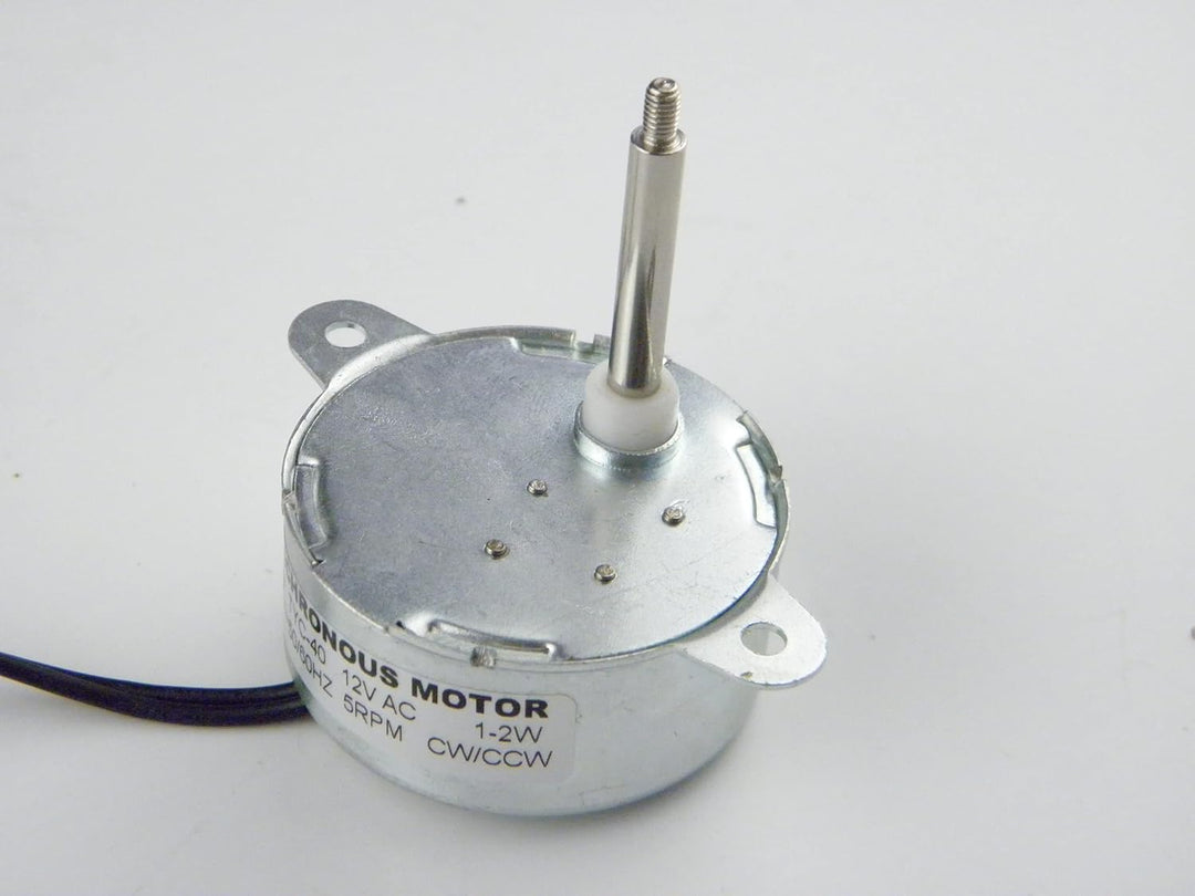 CHANCS TYC40 12V AC 5 U/min Welle 35mm Synchronmotor Mit Wechselstromversorgung - Eingang 220V Ausga