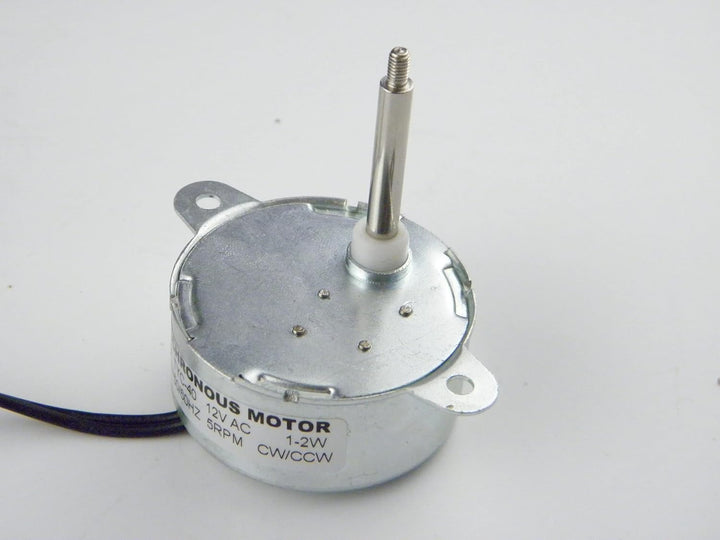 CHANCS TYC40 12V AC 5 U/min Welle 35mm Synchronmotor Mit Wechselstromversorgung - Eingang 220V Ausga