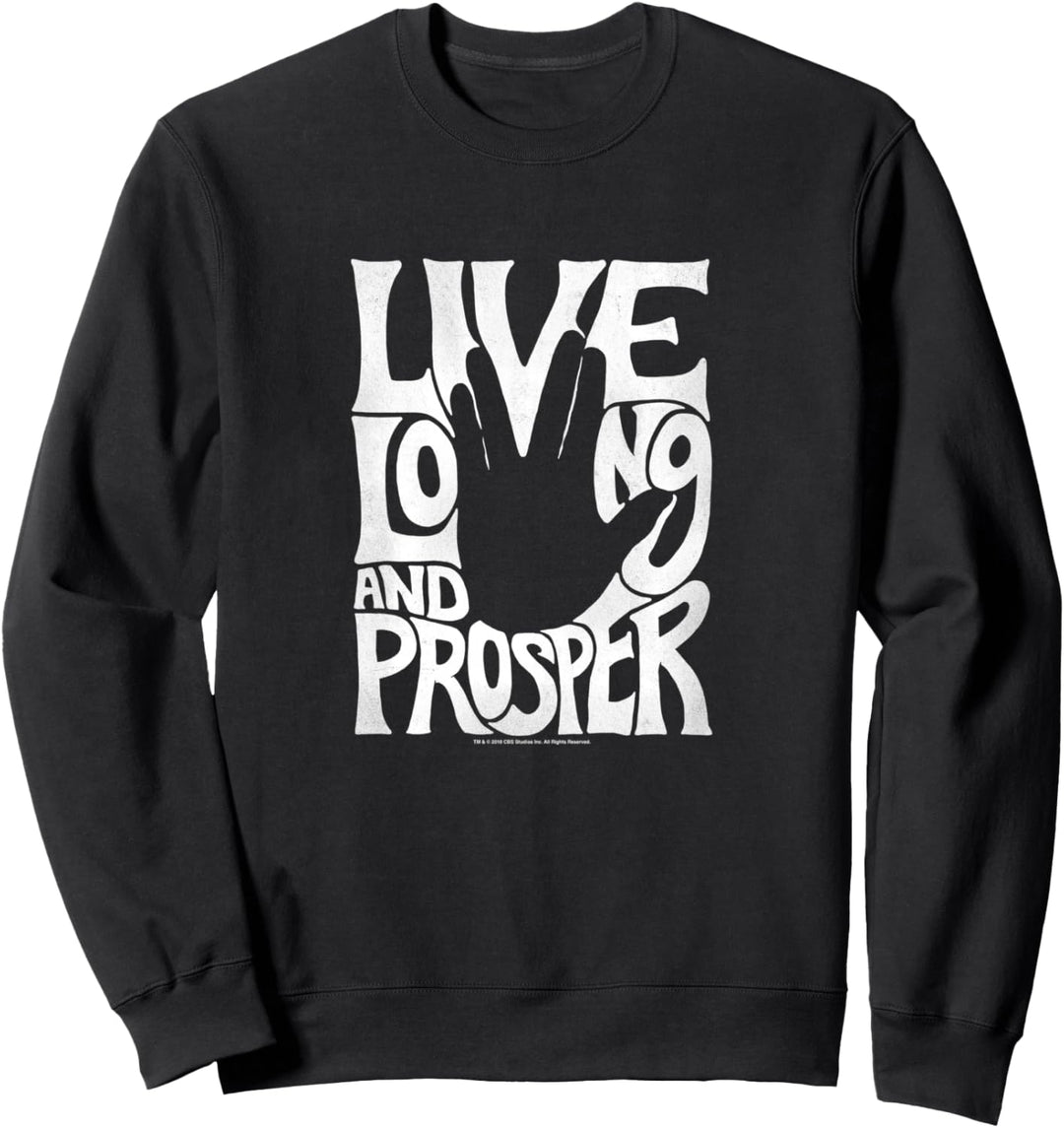 Star Trek: The Original Series Live Long & Prosper Groovy Sweatshirt
