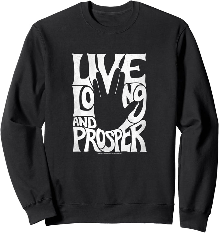 Star Trek: The Original Series Live Long & Prosper Groovy Sweatshirt