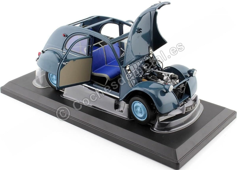 Norev NV181485 Citroën 2CV AZL 1959-Glacier Blue Citroen Collectable Model, Multi