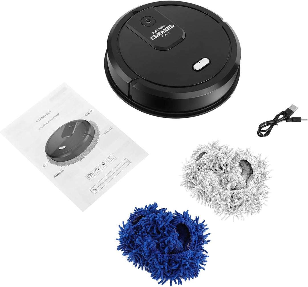 Kehrroboter, Saugroboter Roboter Nass/Trocken-Kehrmaschine Wischmaschine 60 dB USB Charging, 4 Gesch