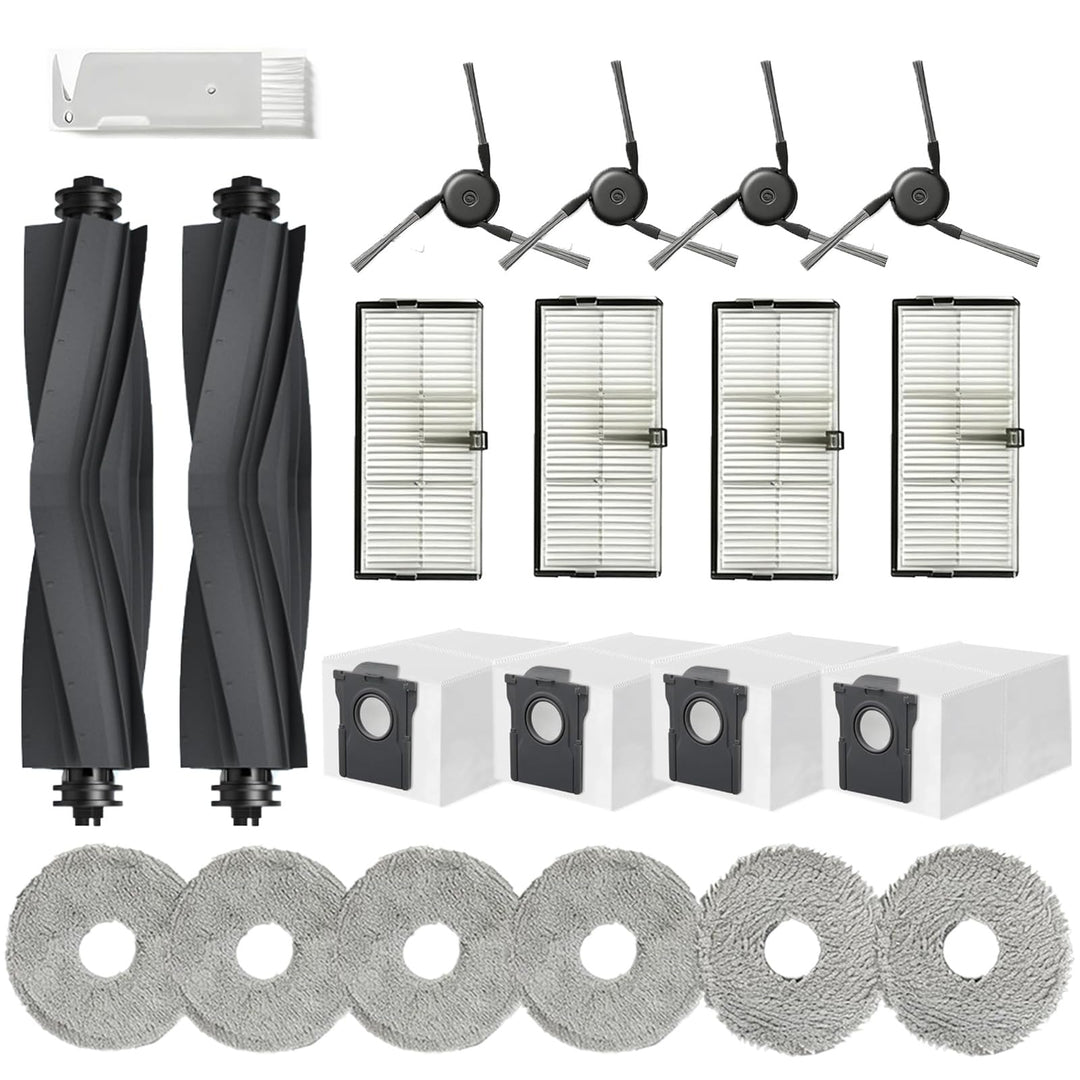 JoyBros Zubehör für Dreame X40 Ultra Complete L40 Ultra X40 Master Wischpads X6; Staubbeutel X4; Fil