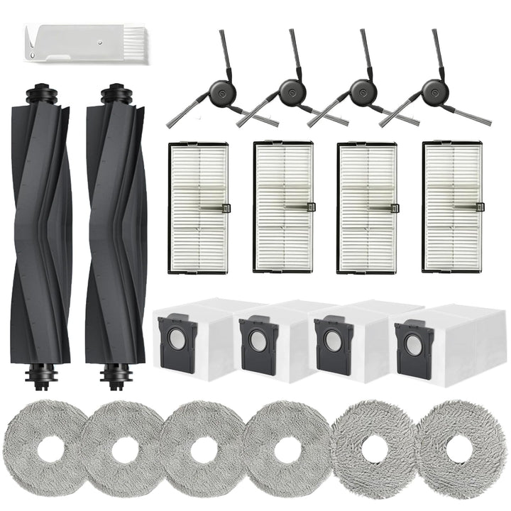 JoyBros Zubehör für Dreame X40 Ultra Complete L40 Ultra X40 Master Wischpads X6; Staubbeutel X4; Fil
