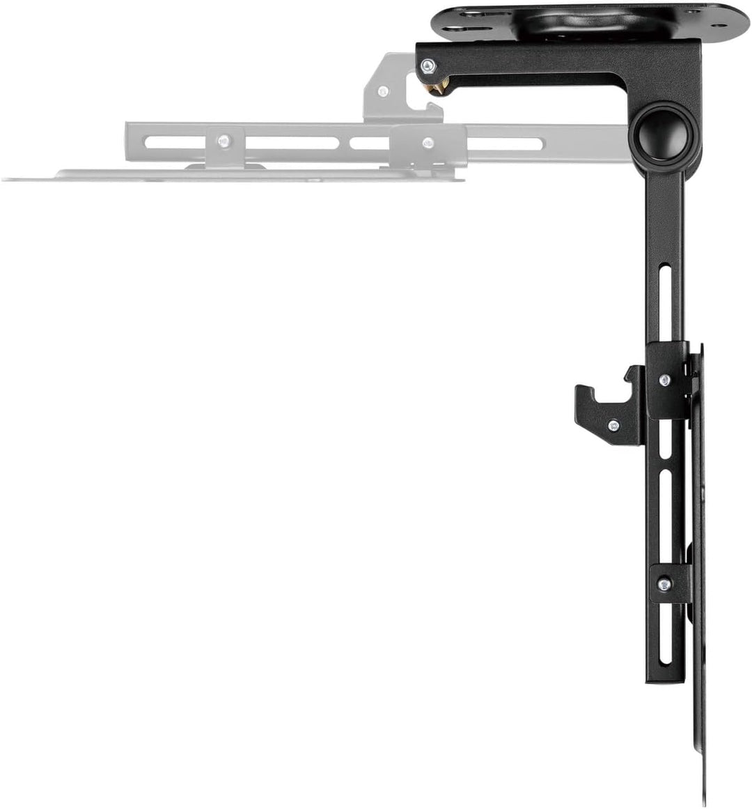 AISENS CT43S-187 Deckenhalterung, drehbar, faltbar, für Monitor/TV, 20 kg, 19-43 cm, Schwarz