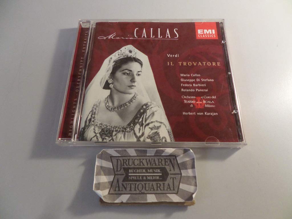 Verdi: Il Trovatore (Highlights) (Aufnahme Mailand 1956), Audio-CD