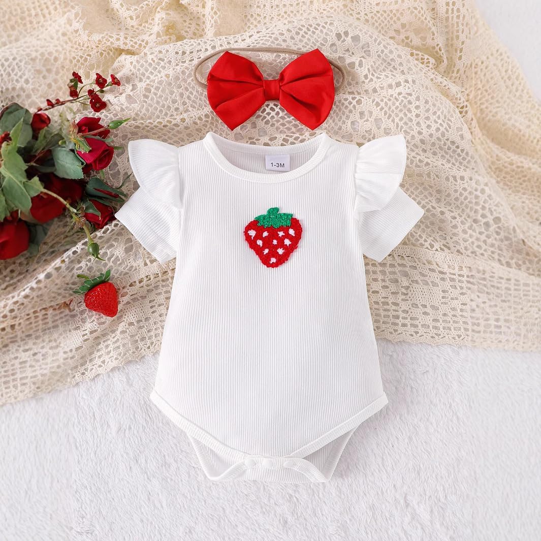 Neugeborene Baby Mädchen Sommer Outfit Rüschen Kurzarm Top+ Bowknot Bloomers Tutu Rock Shorts+ Stirn