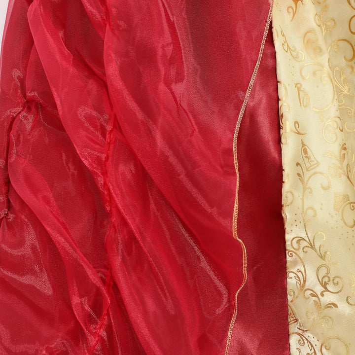Sincere Party Mädchen Deluxe Prinzessin Fancy Kleid mit Accessoires 5T-6T/110-116 Rote Glocke mit Ti