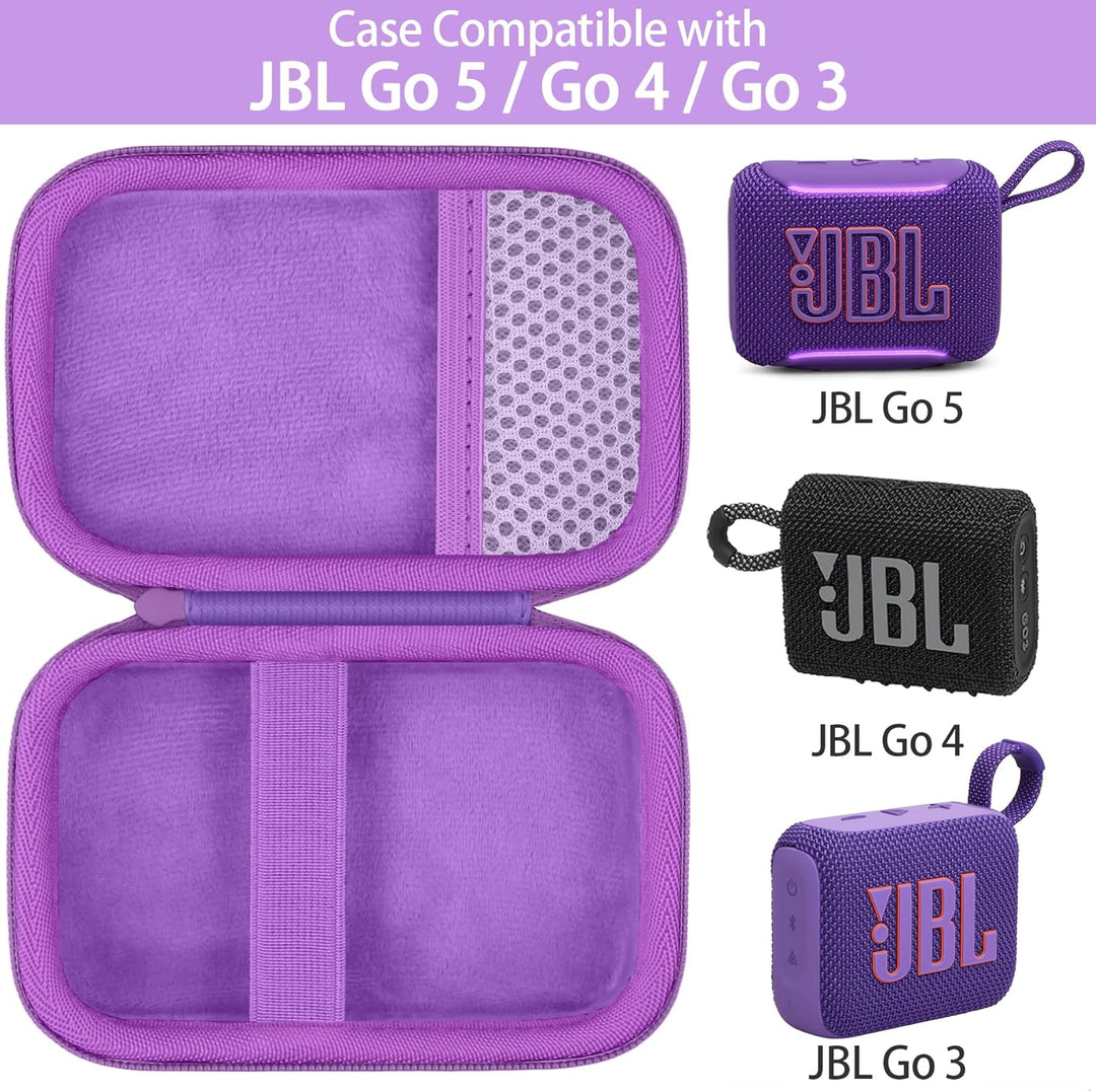 co2CREA Hart Reise Schutz Hülle Etui Tasche für JBL GO 5 /GO 4 /GO 3 tragbarer Bluetooth Lautspreche