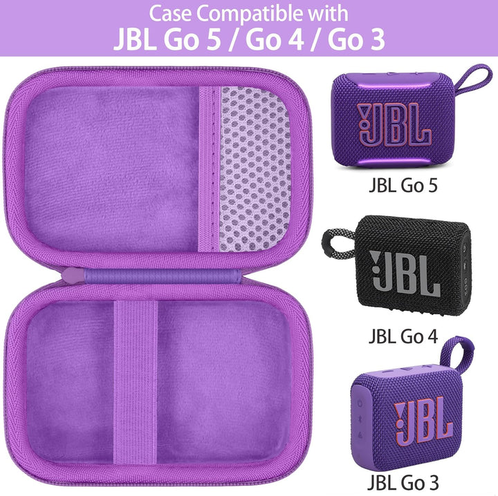 co2CREA Hart Reise Schutz Hülle Etui Tasche für JBL GO 5 /GO 4 /GO 3 tragbarer Bluetooth Lautspreche