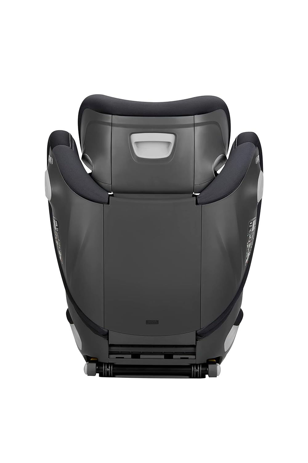 AVOVA Sora-Fix (Grey & Black), der Folgesitz geeignet von 100 bis 150 cm, 4 bis 12 Jahre, mit Isofix