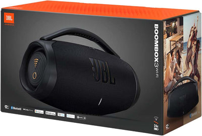 JBL Boombox 3 Wifi – Kabelloser Lautsprecher mit Bluetooth und Wifi – Kompatibel mit der JBL One App