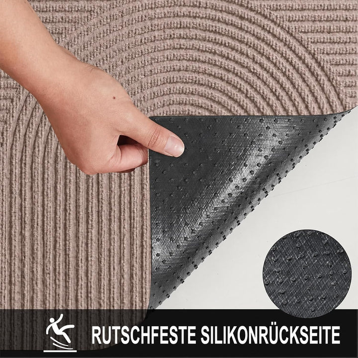 Fussmatte 60x90 cm Innen und Aussen - rutschfeste Schmutzfangmatte - Waschbar Fussmatte, Wasserdicht