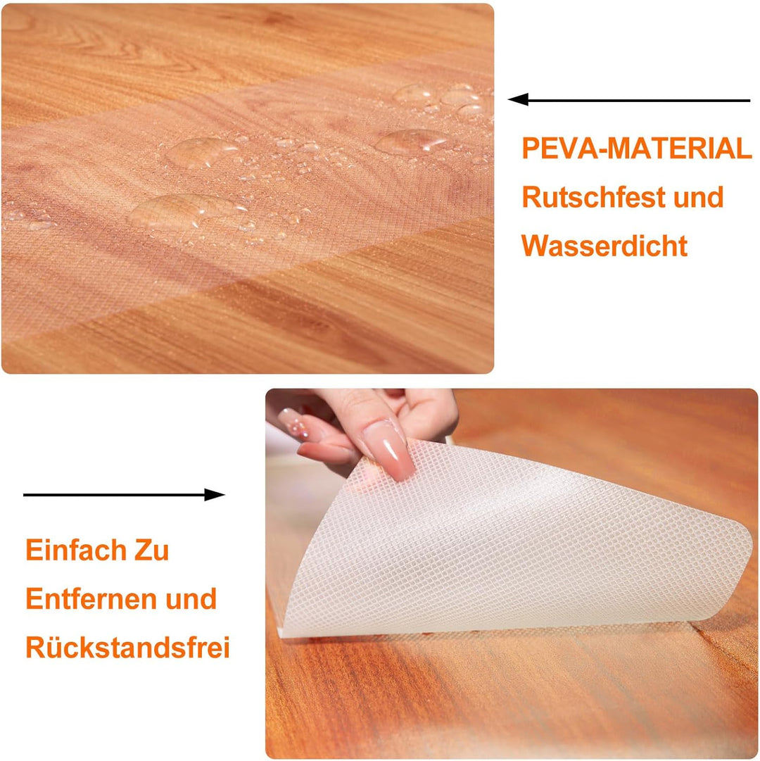 Spurtar Treppenstufen Matten Antirutschmatte, Transparent Stufenmatten Innen 15 Stück 15 x 81cm ruts